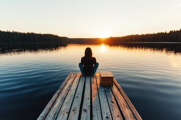 Mindful Digital Detox Tranquil Sunset Wellness Retreat for Mid-Life Self-Care, Unplugged Lifestyle and Mental Resilience in Natural Serenity