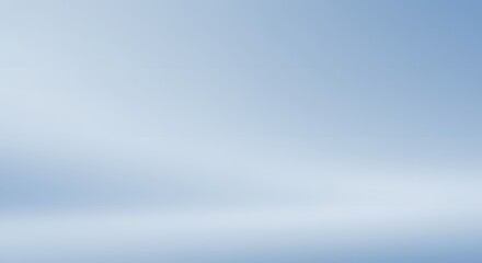Obraz premium Abstract Light Blue Studio Background with Soft Gradient and Shadow