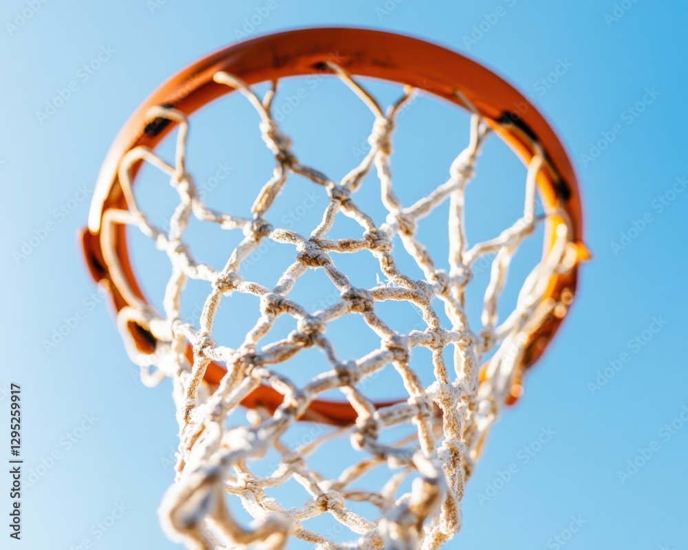 Aufkleber urban minimalist basketball visual high-performance sports aesthetic capturing dynamic motion and pr