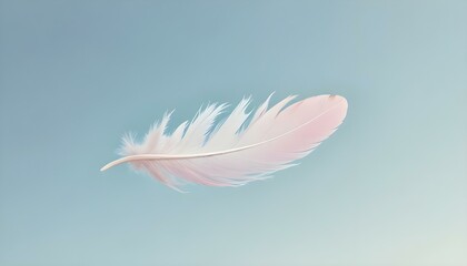 Obraz premium feather, blue, delicate, soft, texture, light, floating, nature, graceful, elegant, airy, gentle, minimal, serene, peaceful, dreamy, artistic, abstract, pattern, smooth, detailed, ethereal, pastel, 