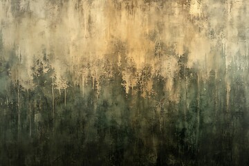 Abstract Painting of a Majestic Landscape