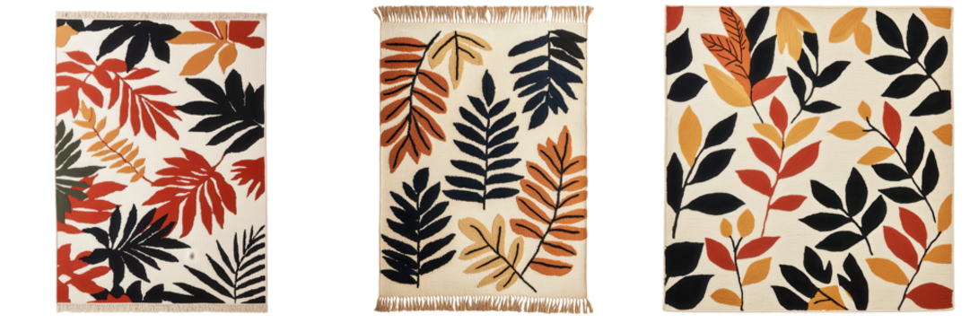 Vibrant autumn foliage patterns in warm tones of red orange yellow and brown for home decor lifestyle designs textiles wallpapers and other creative applications