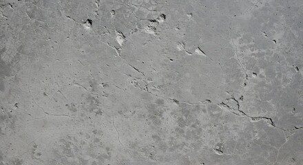 Gray Concrete Surface with Cracks and Imperfections for Texture Background