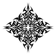 Obraz premium black and white tattoo