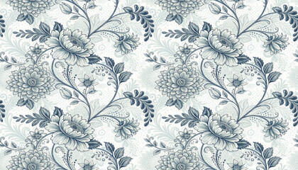flowers seamless pattern wallpaper background 