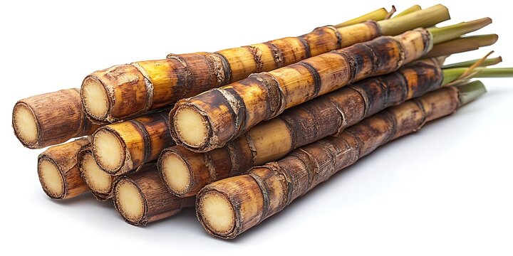 a bundle of sugarcane tied together