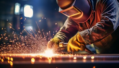 The sound of tools echoes the rhythm of creation.  