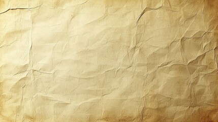 Textured Yellowed Paper Background with Crinkled Surface for Creative Design Projects