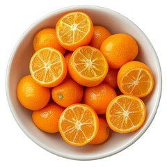 Fototapeta premium Vibrant Citrus Fruits in a Bowl