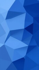 Fototapeta premium An Abstract Digital Piece Showing Overlapping Polygons, Exhibiting A Gradient Ranging From Dark To Light Blues, Creating A Sense Of Depth And Three-Dimensionality, Rendered In A Mini.