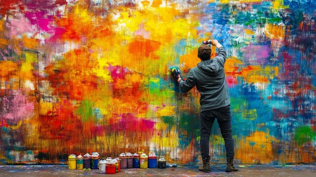 Street Art Mural Creation