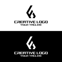 creative letter logo fg design vector