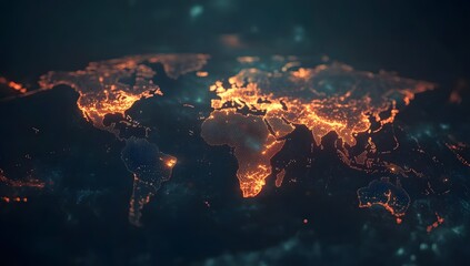 Global City Lights at Night