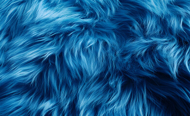 Obraz premium Abstract Texture of Light and Dark Blue Fur with a Soft, Luxurious Feel, Perfect for Backgrounds or Creative Design Projects, Representing Comfort