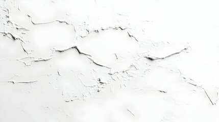 Fototapeta premium Abstract white plaster background with rough, cracked surface offering a clean, minimalist aesthetic for designs and presentations requiring a stark backdrop