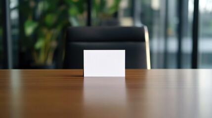 Executive departures with a personal goodbye card on a desk. Featuring leadership change and career shift