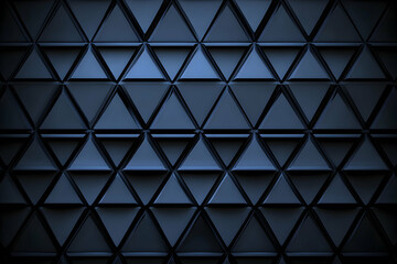 Fototapeta premium Captivating Geometric Design, An Abstract Pattern of Dark Triangles Creates a Modern and Sophisticated Visual Experience with Depth and Texture