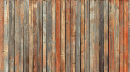 Rustic wooden background texture. Weathered planks of various colors and shades create a rich, aged backdrop. Ideal for design projects.