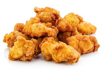 Detailed Color Picture of Fried Chicken Nuggets a Flavor Explosion in Every Bite Generative Ai