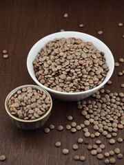 유기농 렌틸콩, 콩, 요리재료 