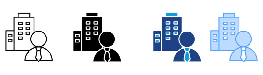 Corporate  Icon Set Multiple Style Collection