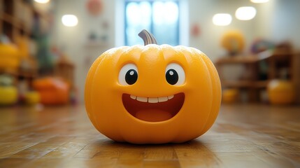 white pumpkin isolated catoon