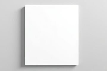 Blank White Paper Mockup for Design Templates