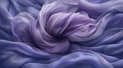 Obraz premium Abstract Swirling Purple Silk Fabric Texture Background
