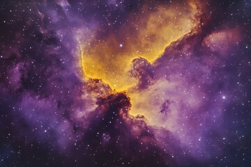 Fototapeta premium Colorful space nebula in deep universe