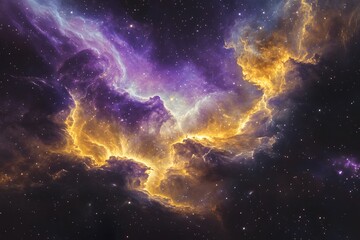 Fototapeta premium Colorful Nebulae in Deep Space (1)