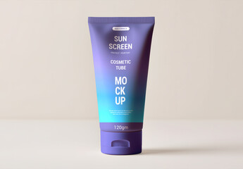 Cosmetic Tube Mockup with Generative AI