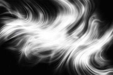 Abstract swirling light design, dark background, website banner