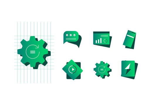 Illustration Icon Collection Set