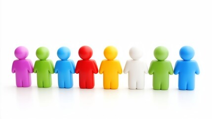 Professional social network concept connected human figures representing business relationships and networking