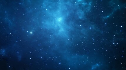 Fototapeta premium Realistic nebula surrounded by stars and cosmic dust in a deep space background