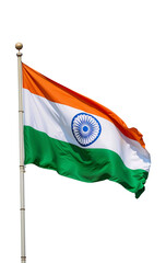 waving flag of india