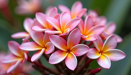 frangipani plumeria flower