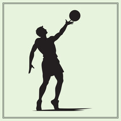 basketball player silhouette