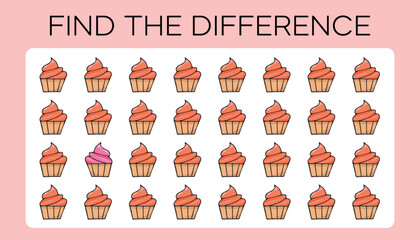game. a child's game. find the difference. search among the drawings. a child's puzzle. vector. puzzle. A fun game. an easy game for kids.