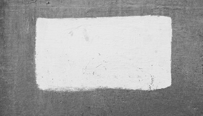 Rectangle Painted Wall Minimalist Texture Straight Top View White Gray