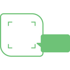 Fototapeta premium QR Code Frame Illustration