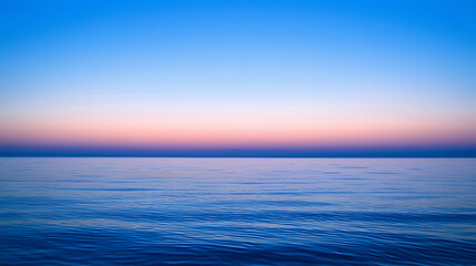 Fototapeta premium The sky is a beautiful shade of blue with a pink hue