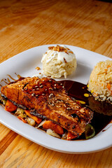Teriyaki salmon