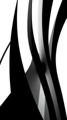 A High-Contrast Abstract Black And White Photograph Showcasing Dynamic Interplay Of Light And Shadow. The Composition Includes Stark Lines And Bold Geometric Shapes, Creating A Drama.