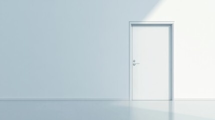 Executive departures with an office building with the leader鈥檚 name removed from the door. Featuring leadership exit and closure
