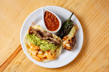 Surf and turf taco