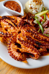 Grilled octopus