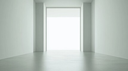 Obraz premium Executive departures with an office conference room empty after a meeting. Featuring leadership change and career shift