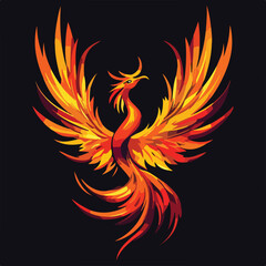 Abstract Phoenix Logo