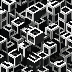 Obraz premium Abstract shapes background pattern 